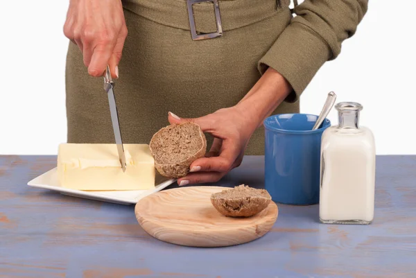 Vollkornbrötchen — Stockfoto