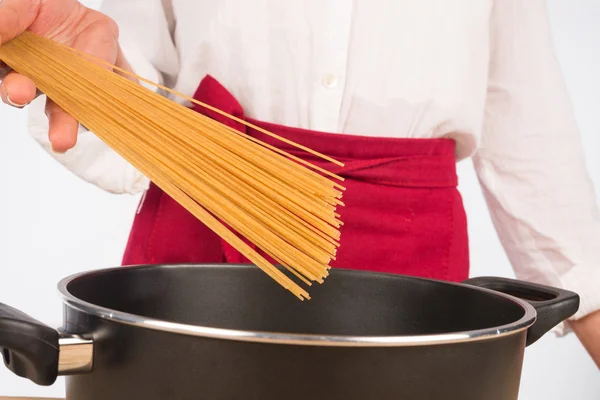 Rohe Spaghetti — Stockfoto