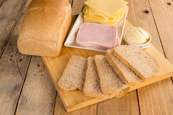 Sandviç malzemeler — Stok fotoğraf