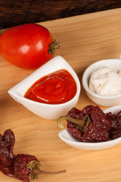 Salsa brava ingredients — Stock Photo, Image