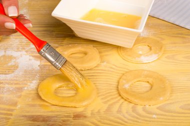 simit hazırlanıyor