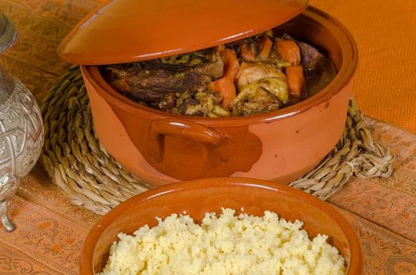 Couscous close-up — Stockfoto