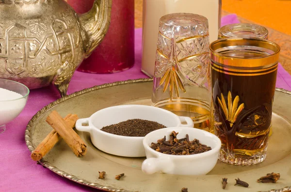 Tè arabo a Ramadam — Foto Stock