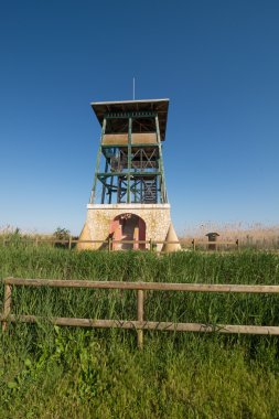 Birdwatching tower clipart