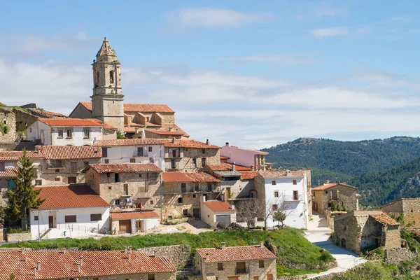 Città vecchia collina spagnola — Foto Stock