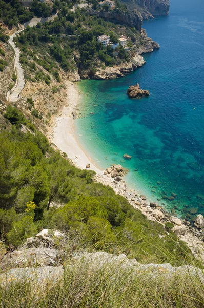 Versteckter Strand — Stockfoto