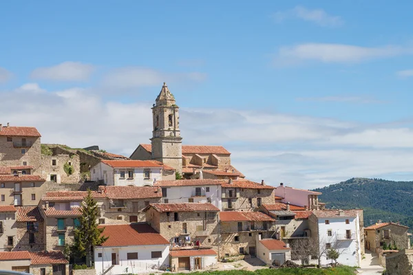 Città vecchia collina spagnola — Foto Stock