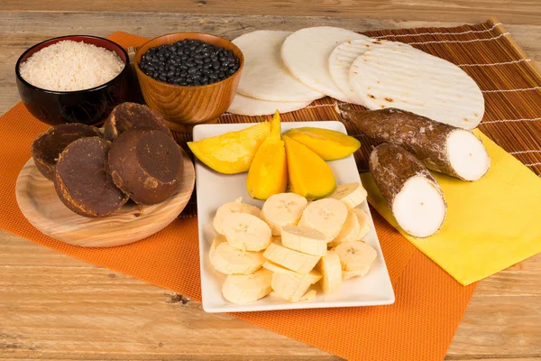 Ingredientes alimentares latinos — Fotografia de Stock