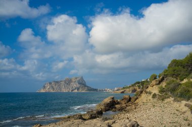 Calpe kıyı şeridi