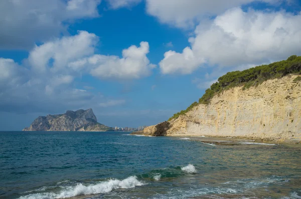 Wybrzeżu Calpe — Zdjęcie stockowe