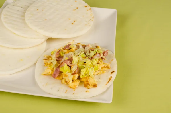Serving of arepas — Stock Photo, Image