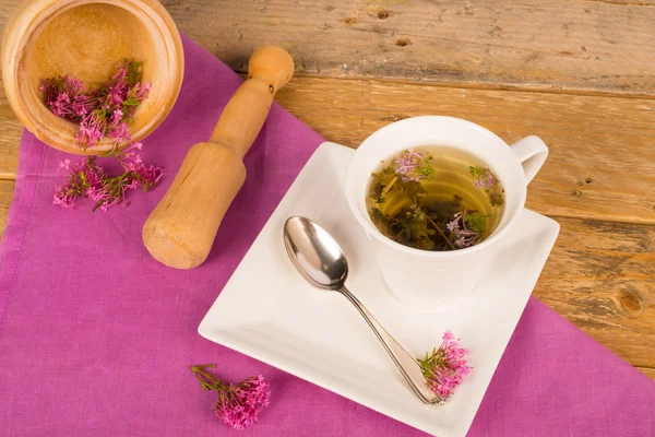 Valerian tea — Stock Photo, Image