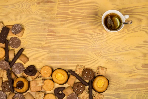 Tea biscuits — Stock Photo, Image