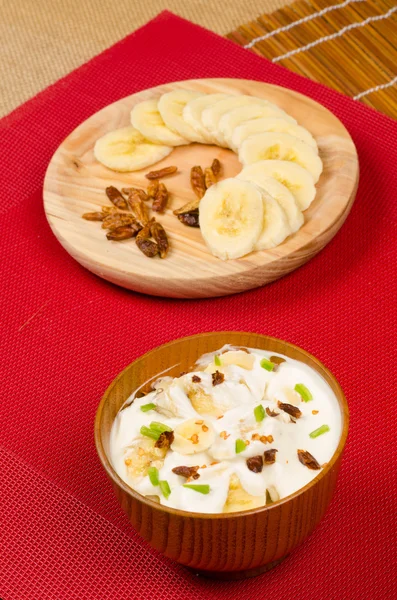 Indian banana dip — Stock Photo, Image