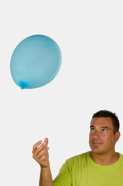 Ballon fel a levegőben — Stock Fotó