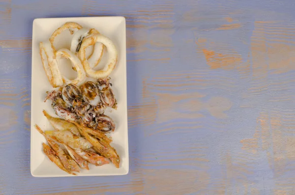 Fried fish tapa — Stock Photo, Image