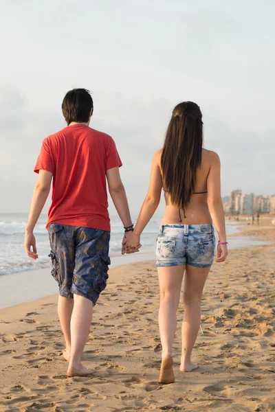 Passeio na praia — Fotografia de Stock