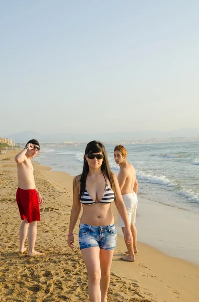 Beach scene — Stock Photo, Image