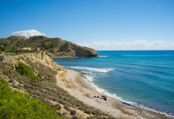 Costa blanca plaża — Zdjęcie stockowe