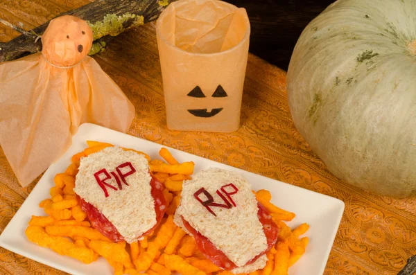 Tombstone sandwiches — Stock Photo, Image