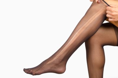 yırtık külotlu çorap