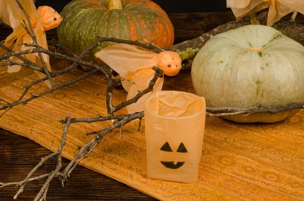 Halloween table decoration — Stock Photo, Image