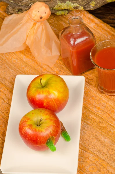 Shnilé jablko dezert — Stock fotografie