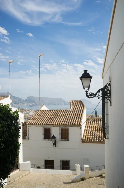 Altea pueblo calle — Foto de Stock