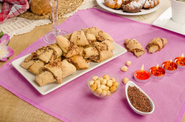 Rugelach pasta — Stok fotoğraf