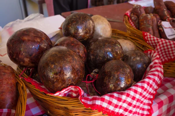 Black pudding — Stock Photo, Image