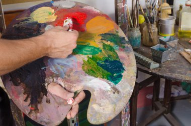 ressam paleti