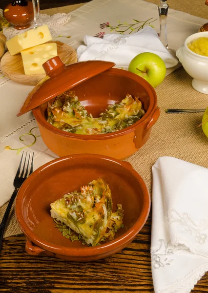 Hanukkah meal — Stock Photo, Image