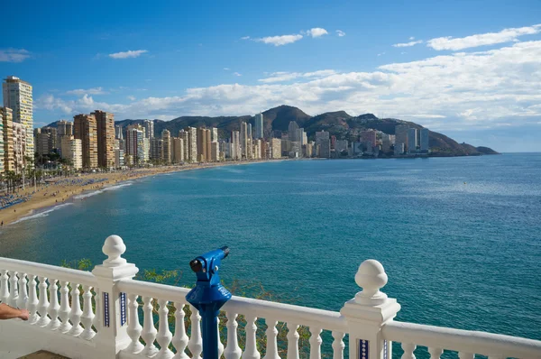 Benidorm-Bucht — Stockfoto