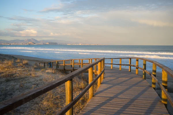 Costa Blanca beach — Stock Photo, Image