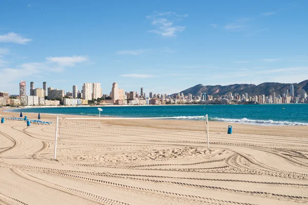 Benidorm beach — Stok fotoğraf