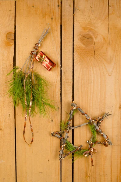 Christmas door — Stock Photo, Image