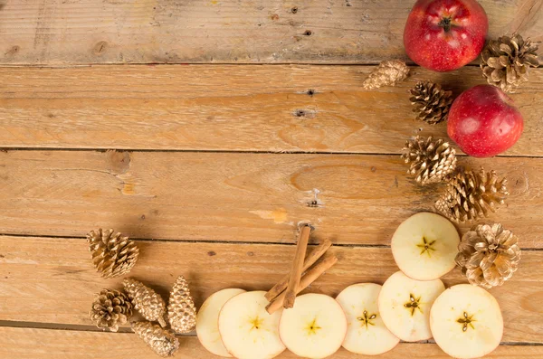 Kerstmis appels — Stockfoto