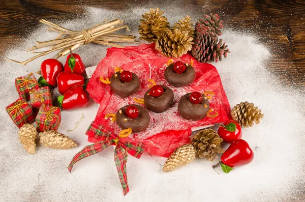 Donuts de Navidad — Foto de Stock