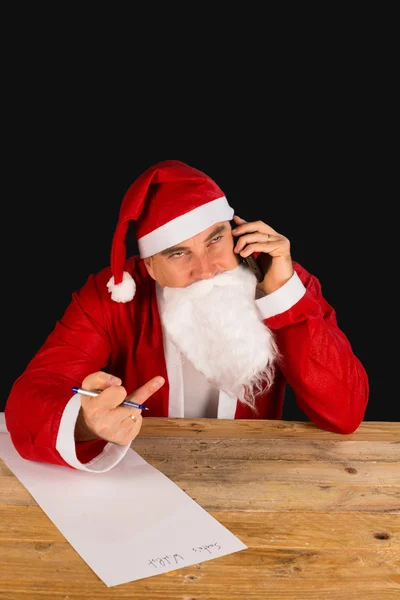 Rude Santa — Stock Photo, Image