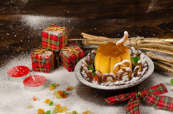 Christmas vanilla caramel — Stock Photo, Image