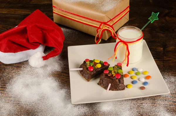 Kerstboom dessert — Stockfoto