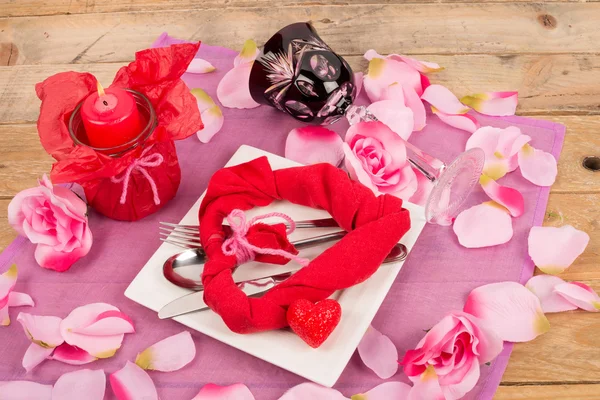 Valentines table — Stock Photo, Image
