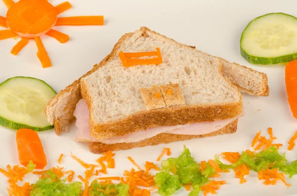 Kreativ sandwich — Stockfoto
