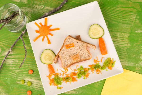 Sandwich for kids — Stock Photo, Image