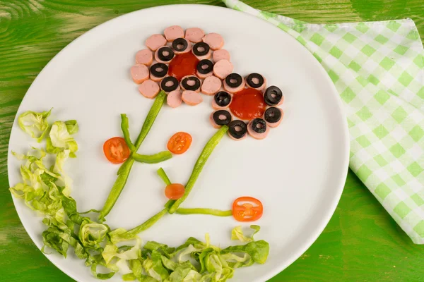 Salad for kids — Stock Photo, Image