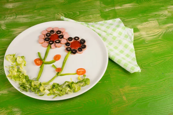 Flower salad — Stock Photo, Image