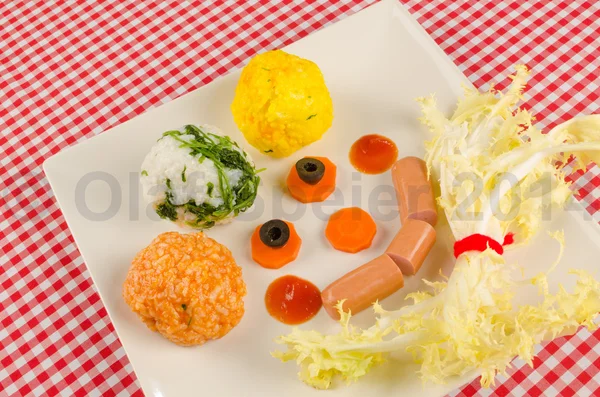 Clown meal — Stock Photo, Image