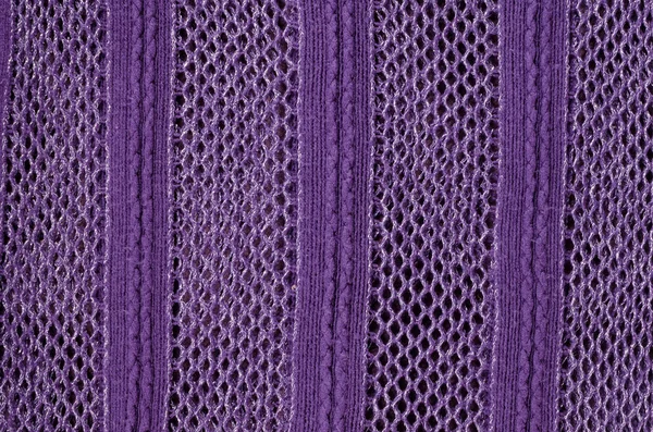 Fabric with crochet work — Stock Photo, Image