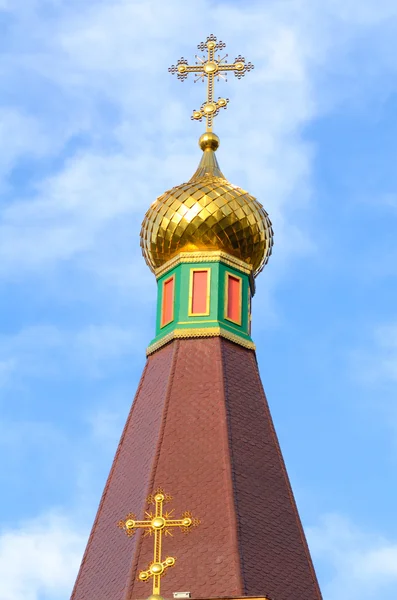 Cúpula da igreja ortodoxa — Fotografia de Stock