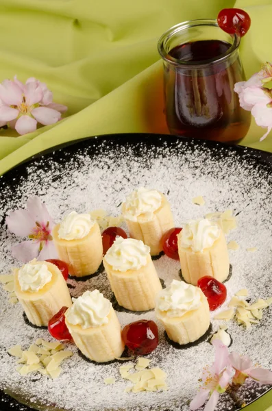 Fruity kid dessert — Stock Photo, Image